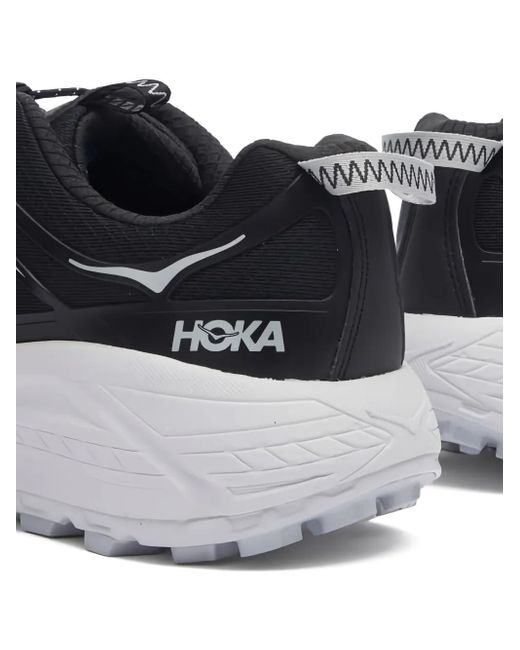 Sneakers Mafate Three2 Con Inserti di Hoka One One in Black