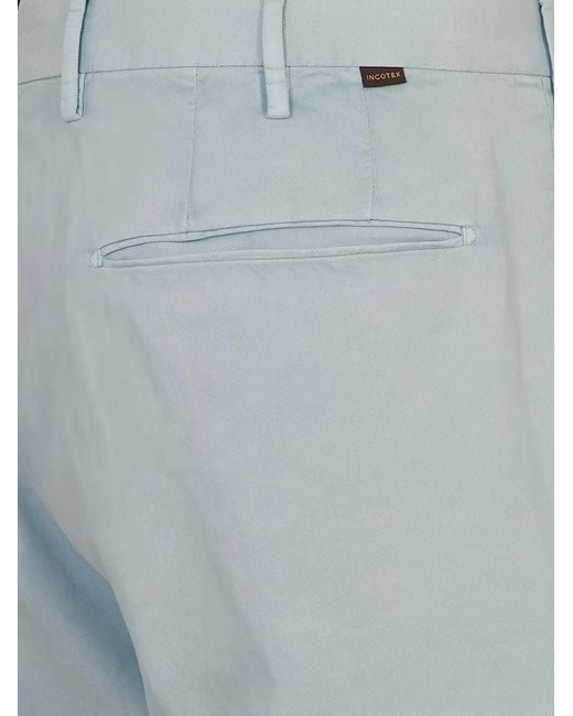 Incotex Gray Royal Batavia Slim-Fit Trousers for men