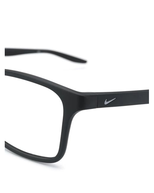 Nike Brown Square-Frame Glasses