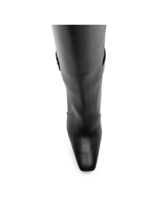 Malone Souliers Black Raven Buckle-Strap Boots