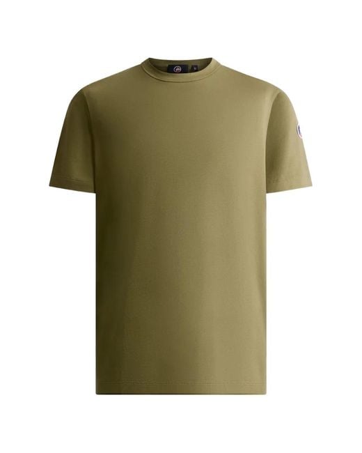 Fusalp Green Riviere Logo-Patch Short-Sleeve T-Shirt for men