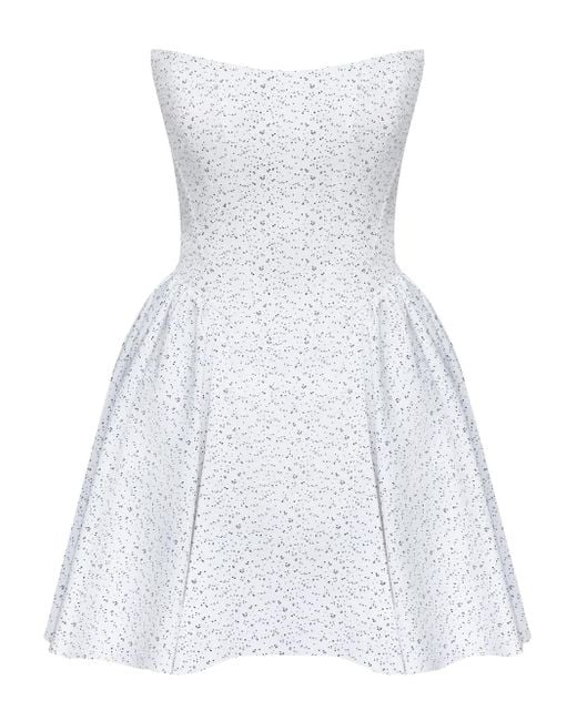 POST MERIDIEM Tuck コルセット ミニドレス White