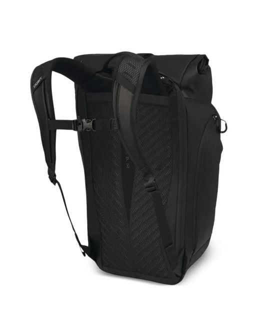 Osprey Black Roll-Top Backpack for men