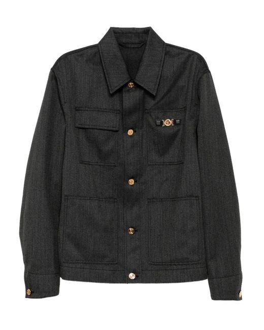 Versace Black Light Jackets for men