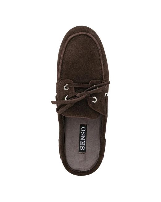 Senso Black Beau Flat Mules
