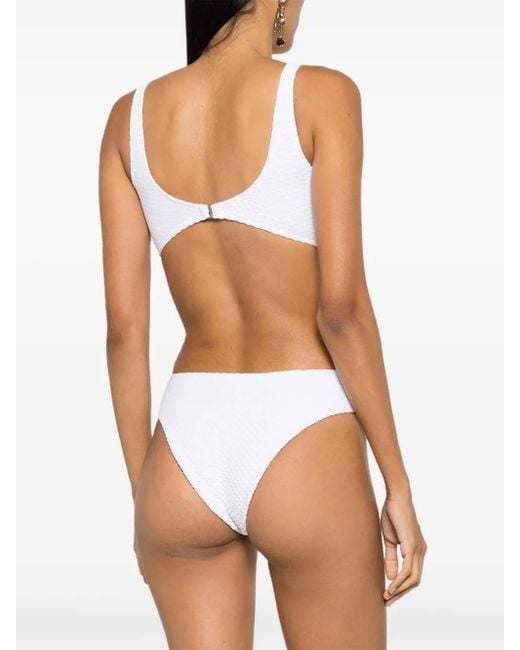 Haut De Bikini À Détail D'Anneau Amir Slama en coloris White