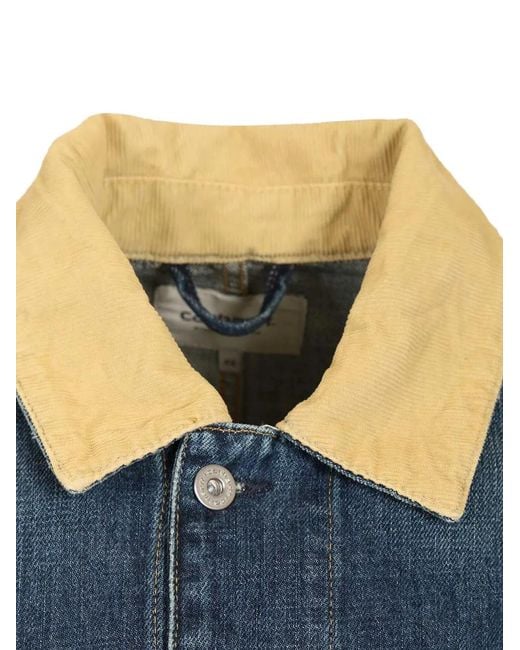 Carhartt Blue Warren Chore Jacket for men