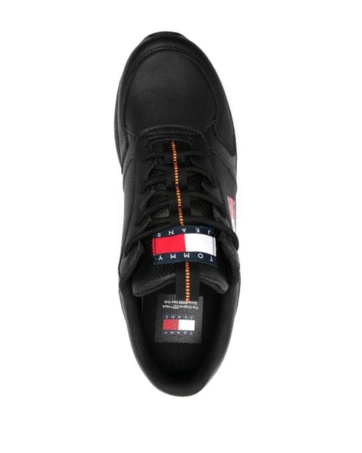 Tommy Hilfiger Sneakers Mit Logo-Prägung in Black für Herren