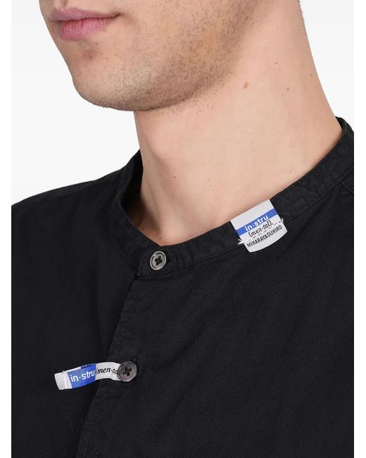 Maison Mihara Yasuhiro Black Cotton Shirt for men