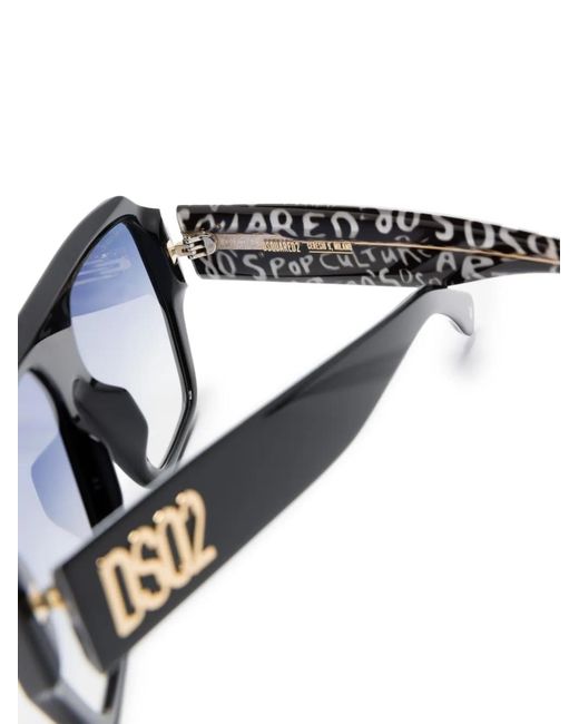 DSquared² Blue D20128S Pilot-Frame Sunglasses for men