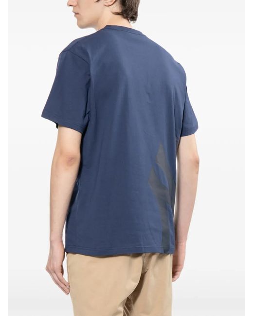 KTZ Blue Crew Neck T-Shirt for men