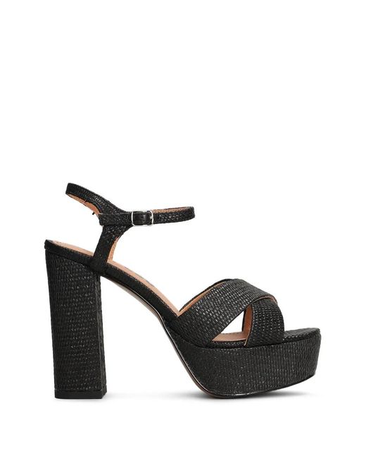 Bibi Lou Black Primrose Woven Sandals