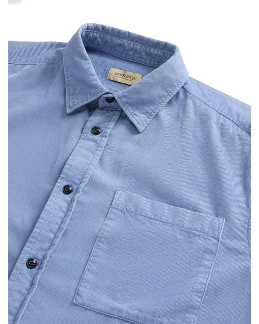 Camisa Mackey Woolrich de hombre de color Blue
