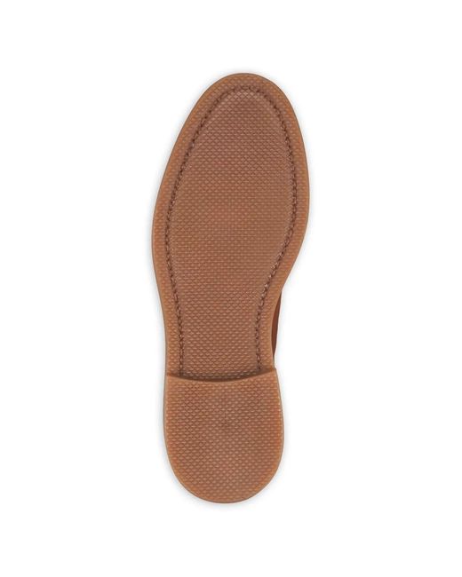 Aquatalia Brown Placido Suede Loafers for men