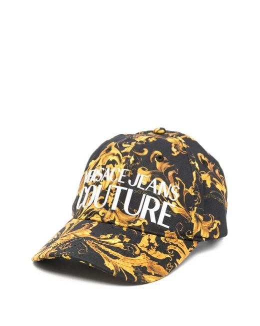 Versace Jeans Couture Baseballkappe Mit Logo in Black für Herren