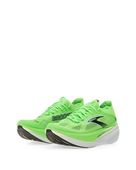 Brooks Green Hyperion Max 3 Mesh Sneakers for men