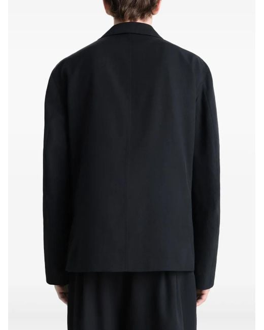 Lemaire Klassische Hemdjacke in Black für Herren