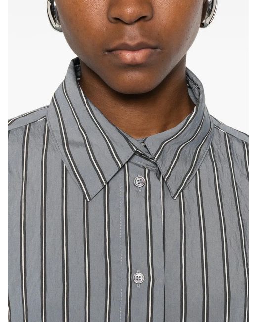 Marc O' Polo Gray Striped Long-Sleeves Shirts