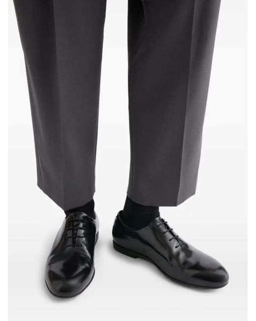 Oxford Stringate di Jil Sander in Black da Uomo
