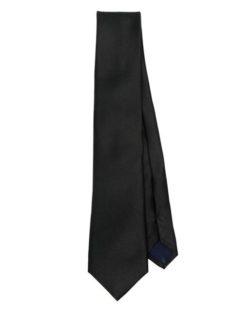 Cravate à fini satiné Corneliani pour homme en coloris Black