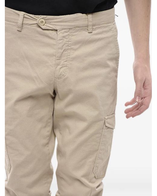 Corneliani Natural Slim-Fit Cotton Cargo Trousers for men
