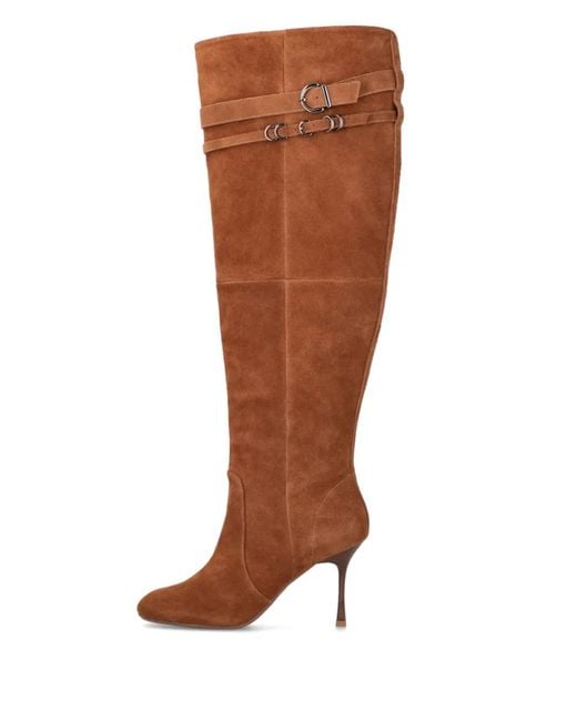 Pinko Brown Suede Boots