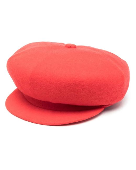 Cappello Da Baseball Con Applicazione di Kangol in Red