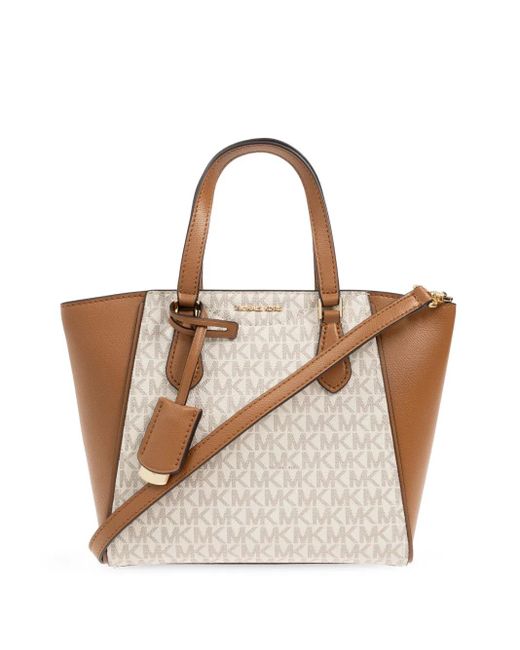 MICHAEL Michael Kors White Taryn Tote Bag