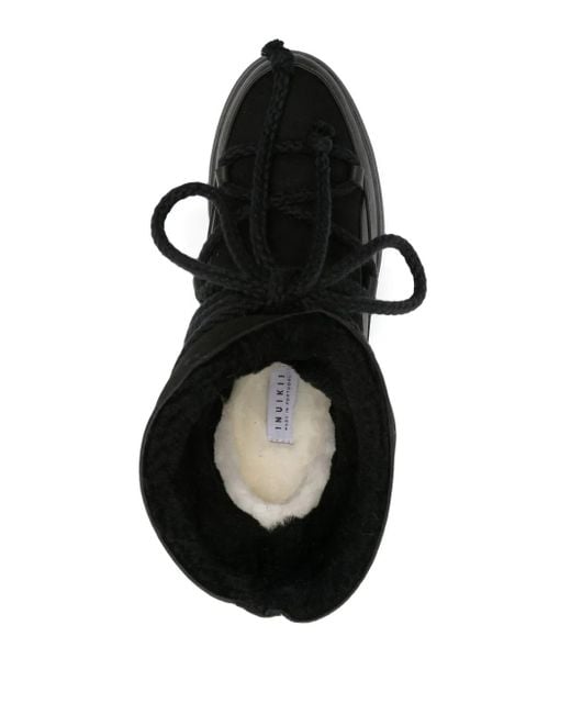 Bottines En Daim À Doublure Lainée Inuikii en coloris Black