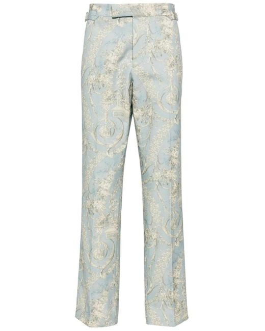 Vivienne Westwood Gray Sang Toile De Jouy-Print Trousers for men
