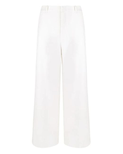 Max Mara ベルトループ パンツ White