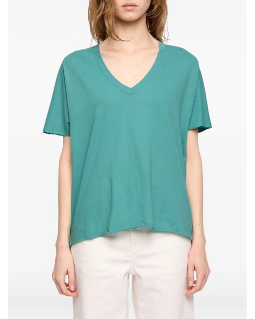 Zadig & Voltaire Blue Tommer Short-Sleeves T-Shirt