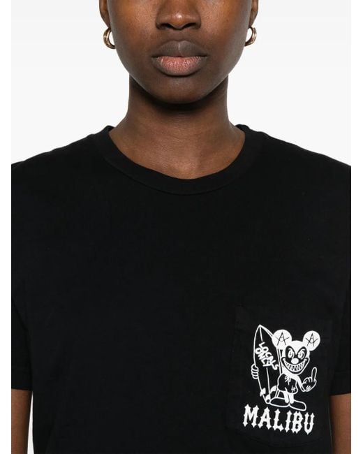 T-Shirt Mischief Surfer di Local Authority in Black