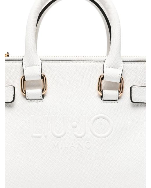 Liu Jo Shopper Met Logo-Reliëf in het White