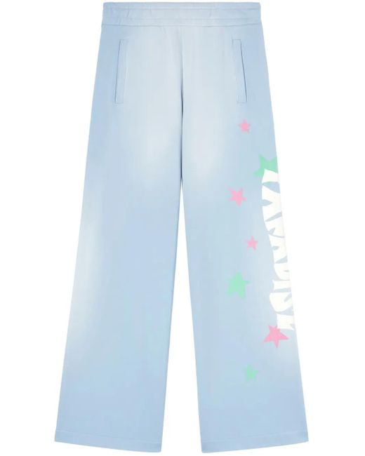 Palm Angels Blue Paradise Track Pants