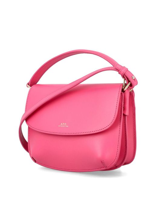 A.P.C. Pink Mini Sarah Tote Bag