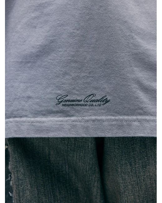 Neighborhood T-Shirt mit Logo-Print in Gray für Herren