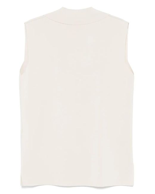 Fay Natural Double-Breasted Waistcoat