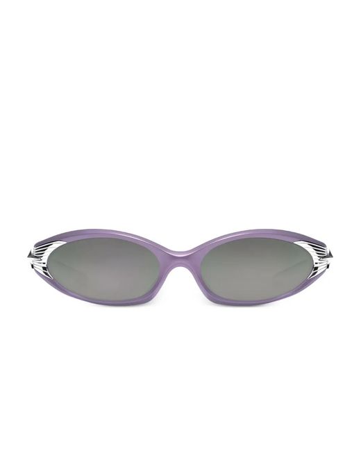 Gentle Monster Gray M87 V6 Star-Detail Sunglasses