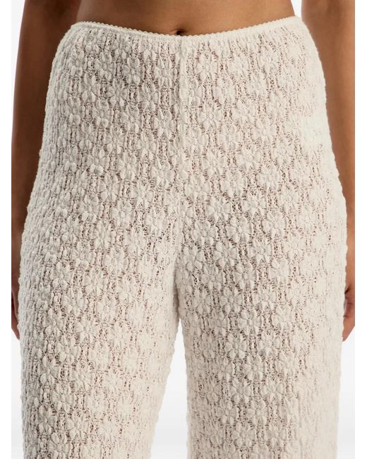 12 STOREEZ White Lace Trousers