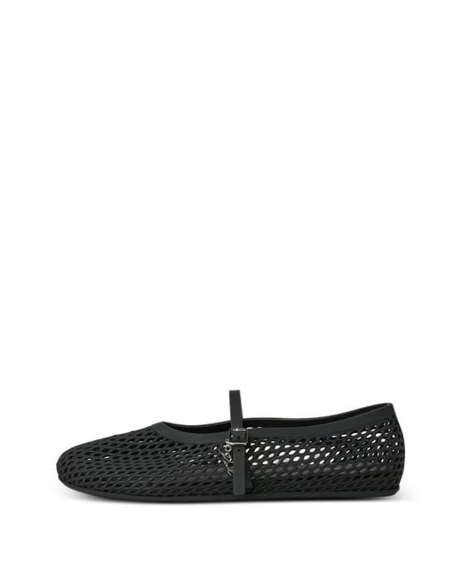 Karl Lagerfeld White Jelly Ballet Flats