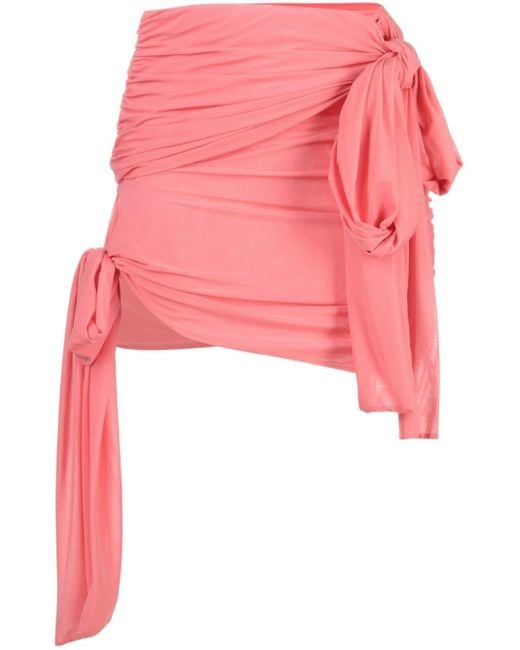 Minifalda asimétrica Blumarine de color Pink