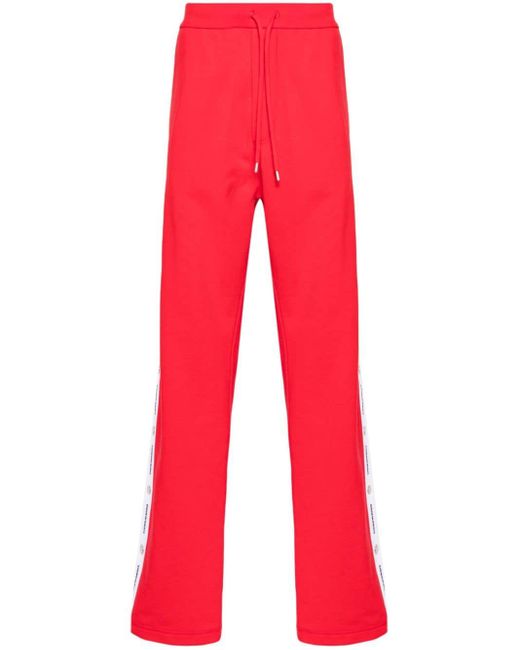 DSquared² Red Burbs Cotton Track Pants for men