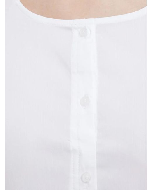 DKNY Blue Buttoned Blouse