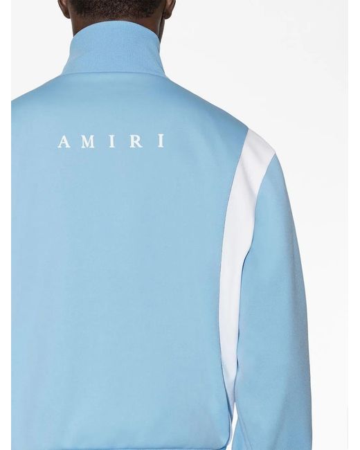 Amiri Blue Panelled Track Jacket for men