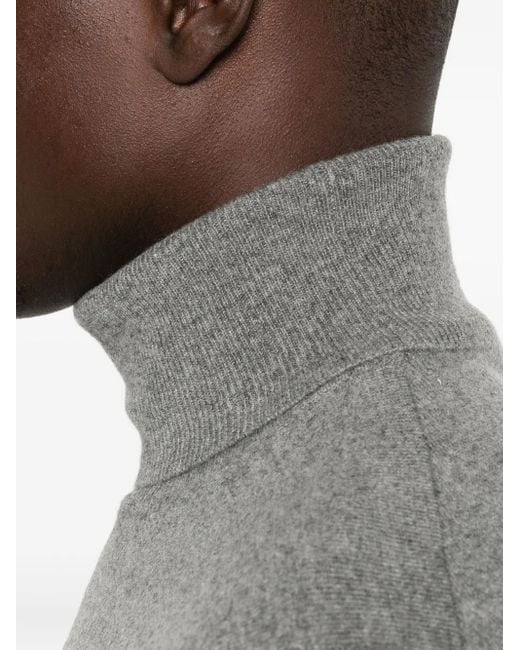 Jersey de cachemira con cuello alto Brunello Cucinelli de hombre de color Gray