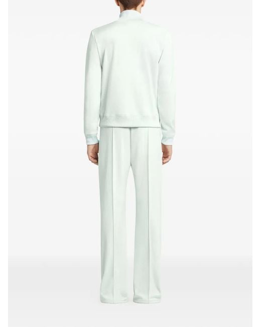 Courreges White Zip-Pocket Elasticated-Waistband Track Pants for men