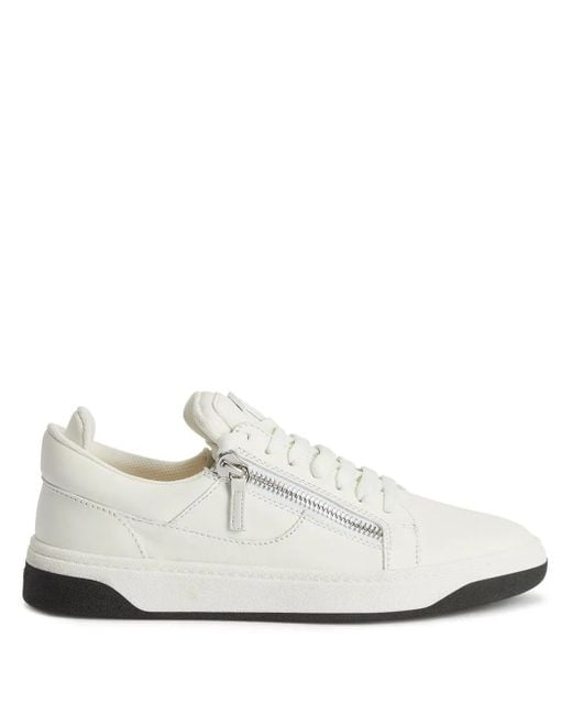 Giuseppe Zanotti ジップディテール スニーカー White