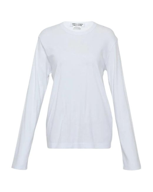 Comme des Garçons White Teiban Langarmshirt