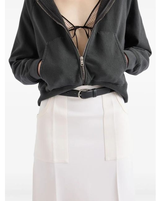 Jupe Sablé Prada en coloris White